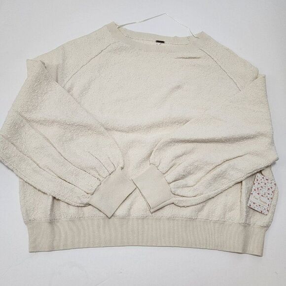 NWT Free People Women's - L - Found My Friend Pullover - Cream - Sweater… - Picture 6 of 12